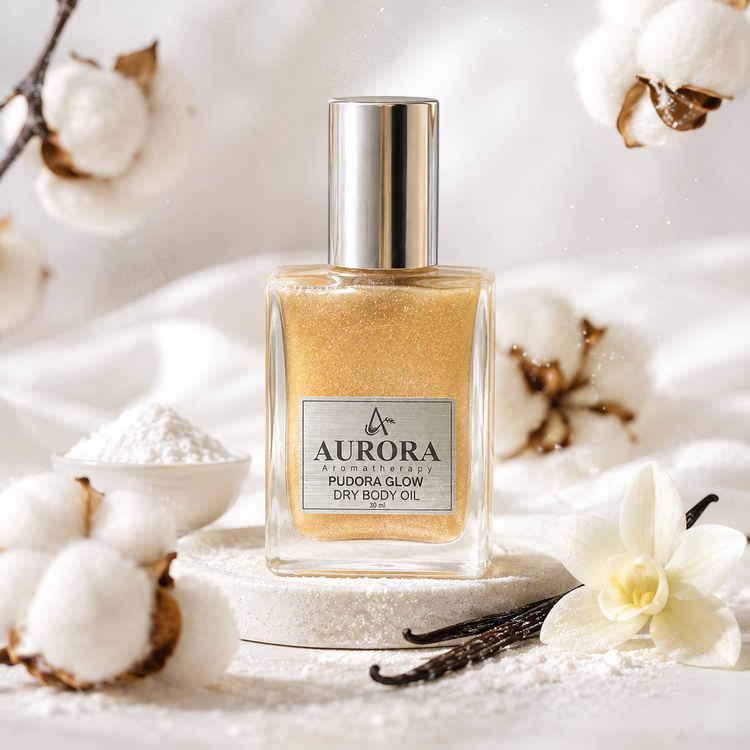 روغن خشک عطری آرورا با رایحه پودورا گلو