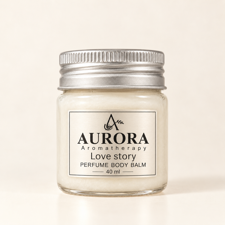 عطر جامد (بالم عطری) آرورا با رایحه لاو استوری